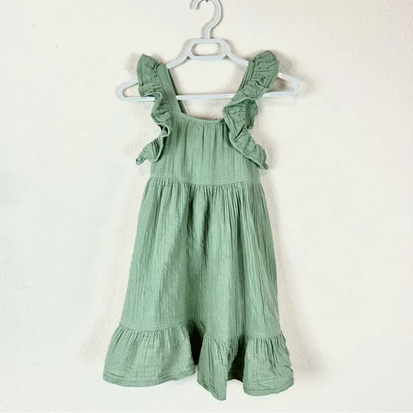 Cat & Jack | Dresses | Cat And Jack Green Ruffle Dress | Poshmark